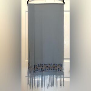 Embroidered Light Scarf